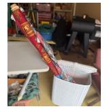 Fabric Rolls and Hamper