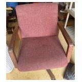 Mid-Century Upholstered Office Chair
