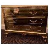 Brass Dresser with Marble Top