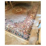 Asian Hand-Knotted Aubusson Style Rug