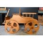 Vintage Solid Wood Doll Wagon Stage Coach