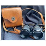 Vintage Binoculars with Leather Case