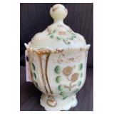 Antique Custard Glass Sugar Bowl