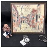 Items Including Artwork and Watch