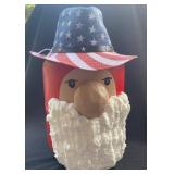 Patriotic Gnome Tank Decor
