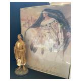 Native American-Inspired Figurine and Art