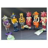 College Mascot Nutcracker style ornaments