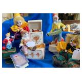Vintage Clown Music Box Collection