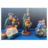 Three Royal Doulton Statues
