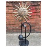 Vintage Metal Rocker Starburst