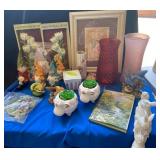 Spring Decor With Rabbits & Gnomes