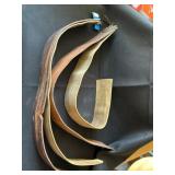 Vintage Silver Razor Sharpening Straps