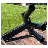 Black Metal Flag Pole Holder