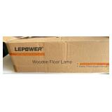 Lepower Wooden Floor Lamp