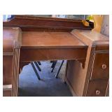 Wood Vanity with Mirror