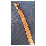 Borneo Sword with Carved Sheath