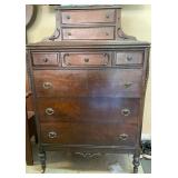 Antique Victorian Mahogany Dresser