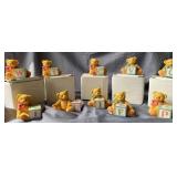 Enesco 1995 Teddy Bear Figurines