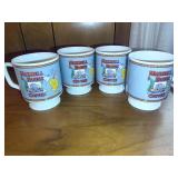 4 Maxwell House Coffee Cups
