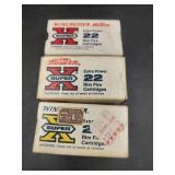 3 Boxes Western 22 Magnum HP Ammuntion