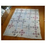 Homemade Pinwheel Quilt