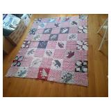 Homemade Basket Pattern Quilt