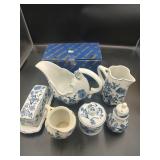 8 pcs Blue Danube China Serving Ware