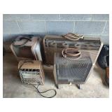 4 Vintage Electric Heaters
