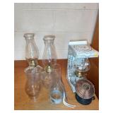 4 Oil Lamps