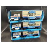 3 Movers World U-Haul Tractor Trailers