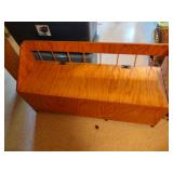 Wooden Bench with Storage Under Seat