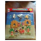 Wooden Nativity Playset