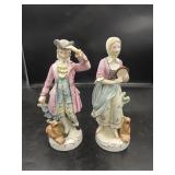 Pair of Shafford Colonial Statues from Japan
