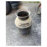 Antique Metal Milk Jug