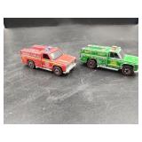 (2) 1974 Hot Wheels Redline Emergency Vehicles