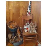 Contents of Corner of Living Room #1