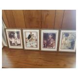 4 Saturday Evening Post Prints