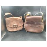 2 Leather Satchels