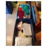 2 Totes Full of Fabric and More