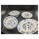 8 pcs Blue Danube China Serving Ware