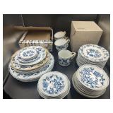 50+ pcs Blue Danube China
