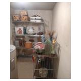 Contents of Shelves in Laundry Room- Read Details