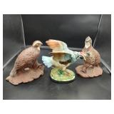 3 Decorative Grouse Birds