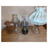 4 Oil Lamps