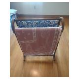 Quilt Rack & 2 Blankets