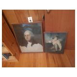 2 Vintage Framed Prints