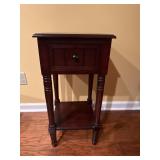 Wooden Side Table with Drawer
