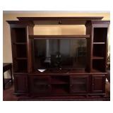 Wood Entertainment Wall Unit