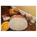 Fall-Themed Ceramic Serving Set