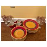 Royal Norfolk Dinnerware and Glasses
